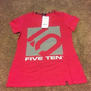 FIVE TEN LOGO TEE Craft pink size L